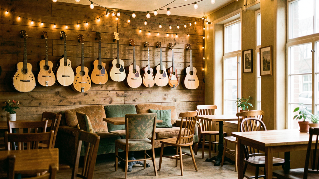 Interior with instruments on the wall